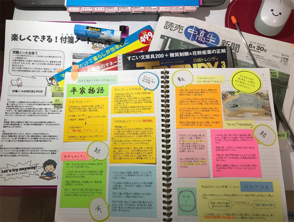 karisuma0525さんの「ふせんノート」