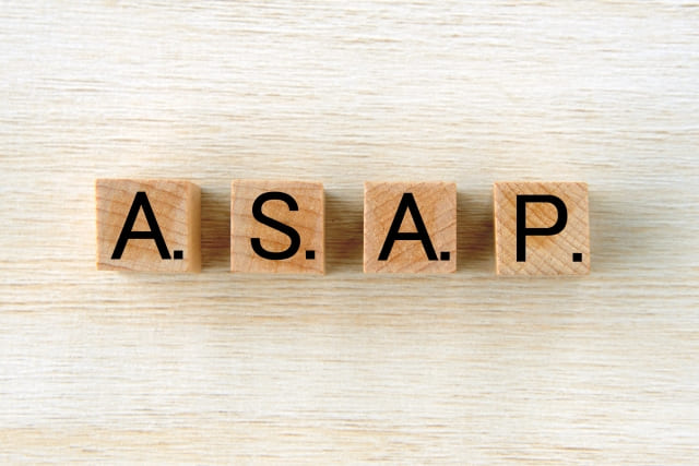 即行動を心がける