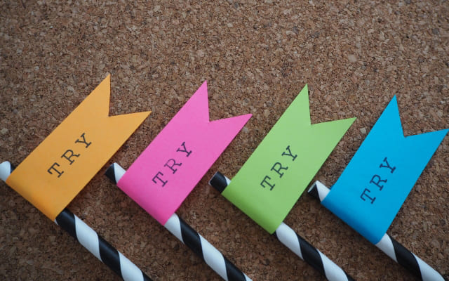 何かにチャレンジする