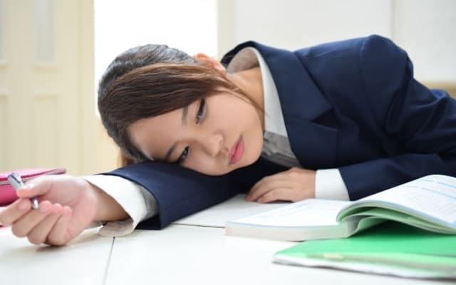 勉強についていけないのがつらい