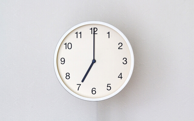 生活リズムの乱れに注意する