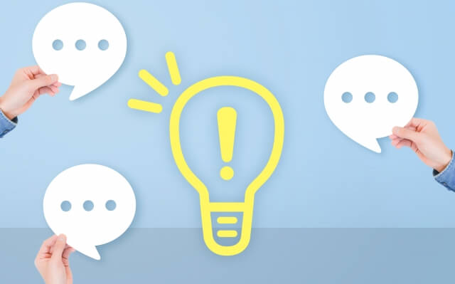 親の会で情報収集や意見交換をする