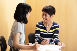 自分の経験を活かして、生徒さんを受け止め、元気づけられたら